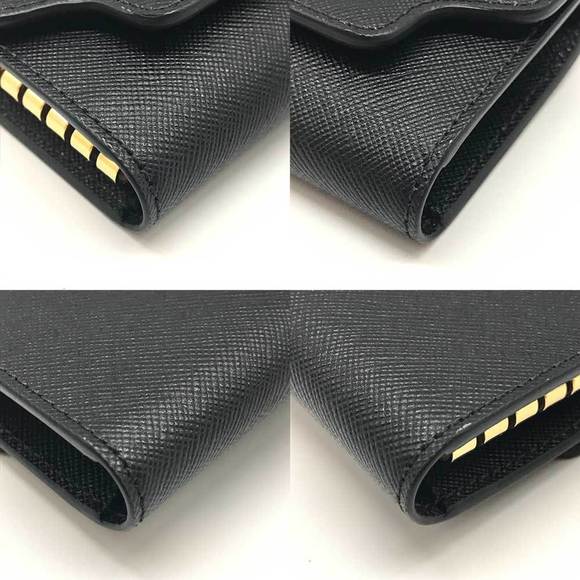 MARNI Key Case Leather Black 6 Ring PCMO0017U0 LV520 - Picture 3 of 4